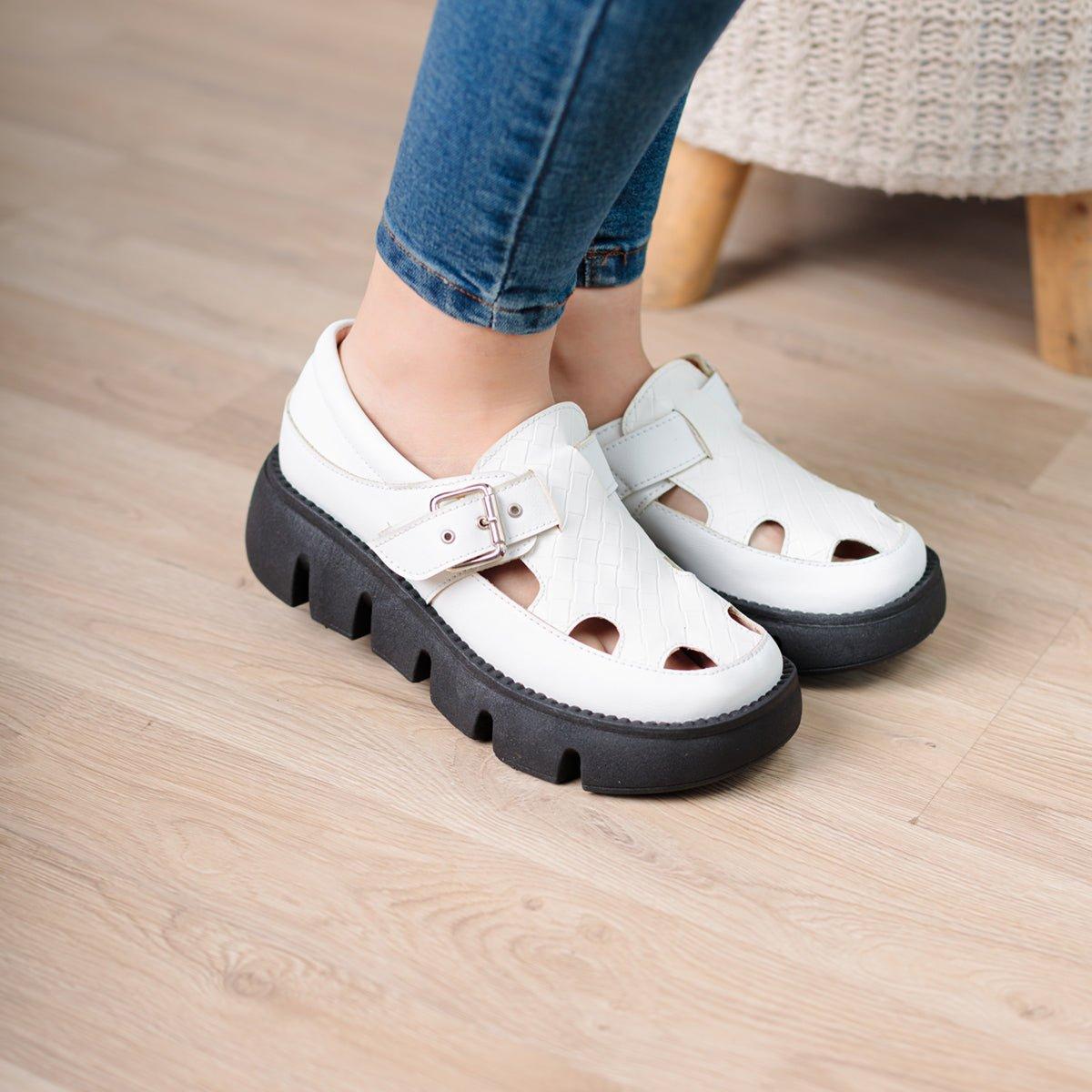 SANDALIAS CASUALES MUJER MOTIV BLANCO - 2
