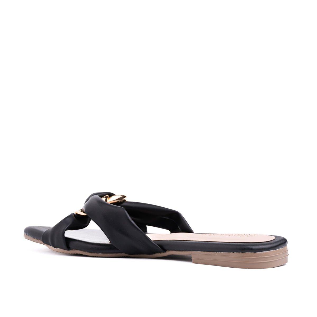 SANDALIAS CASUALES MUJER COSMINA NEGRO - 6