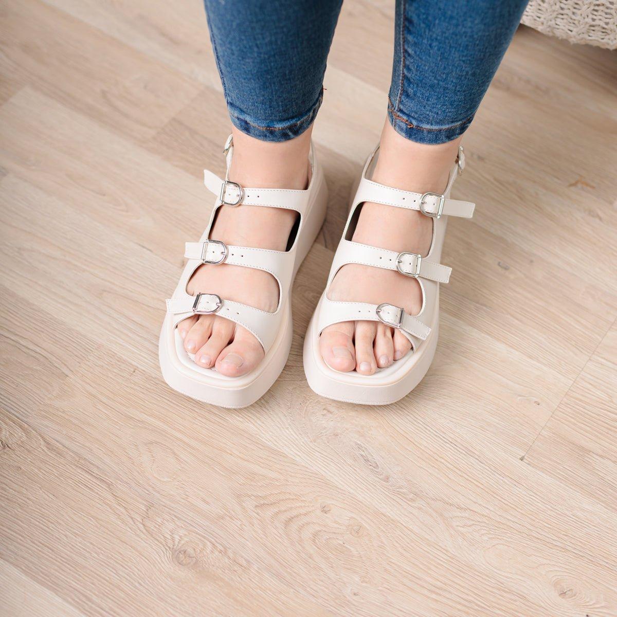 SANDALIAS CASUALES MUJER ELEL HUESO - 2