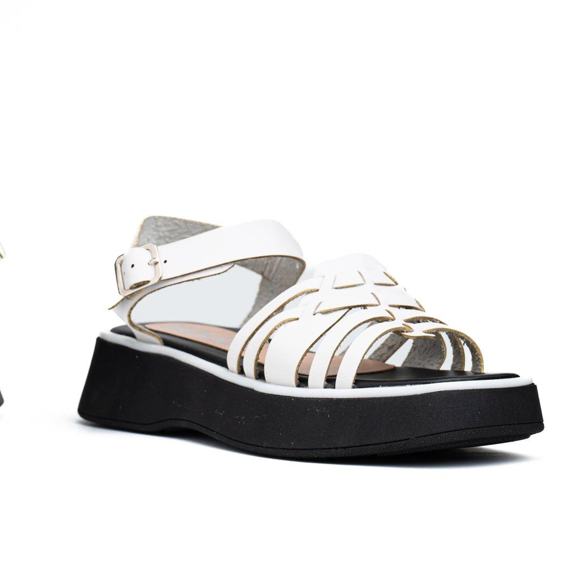 SANDALIAS CASUALES MUJER NURIAH BLANCO - 5