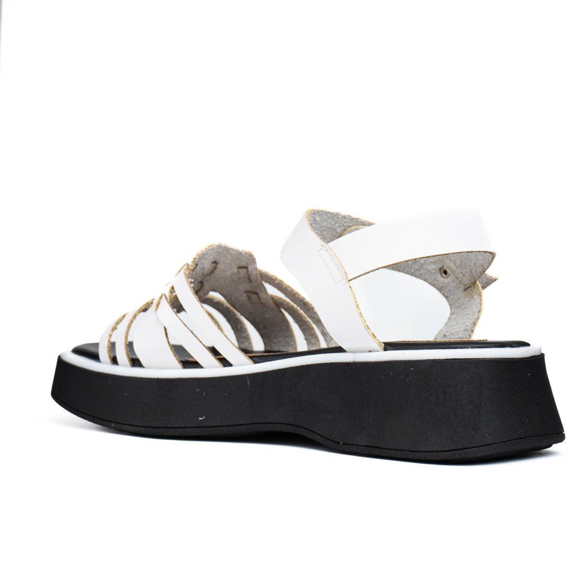 SANDALIAS CASUALES MUJER NURIAH BLANCO - 6