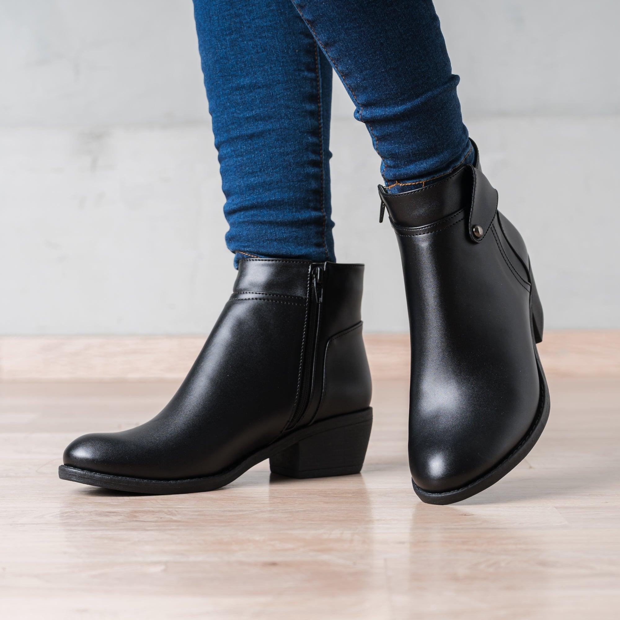 BOTINES MUJER YEUNG NEGRO - 1