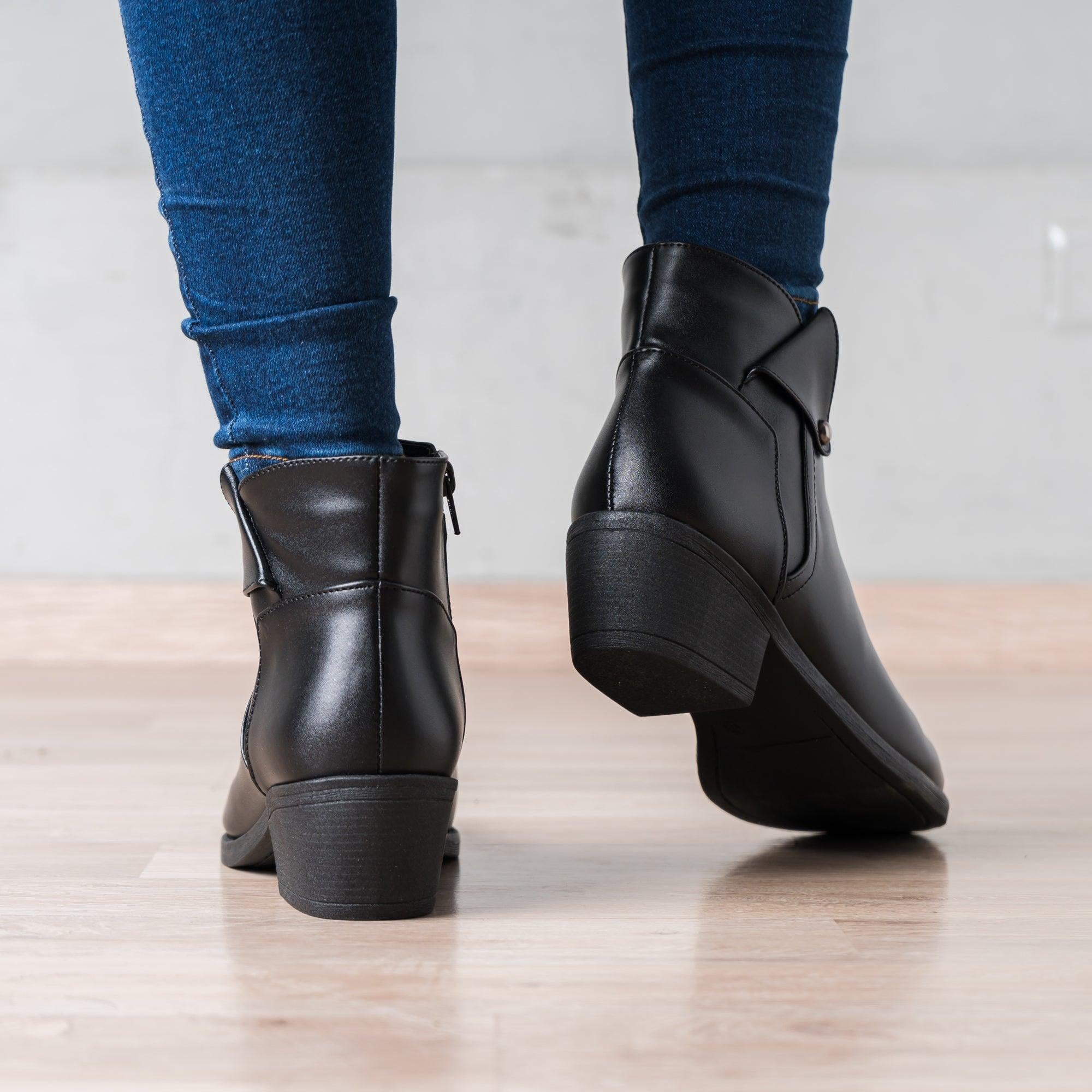 BOTINES MUJER YEUNG NEGRO - 3