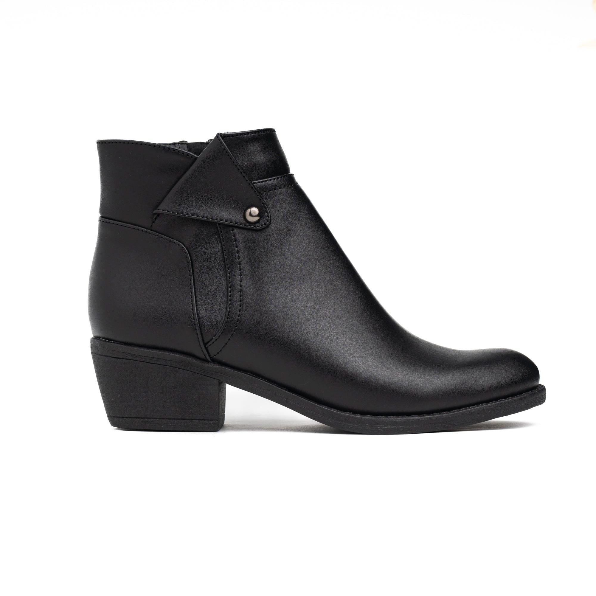 BOTINES MUJER YEUNG NEGRO - 4