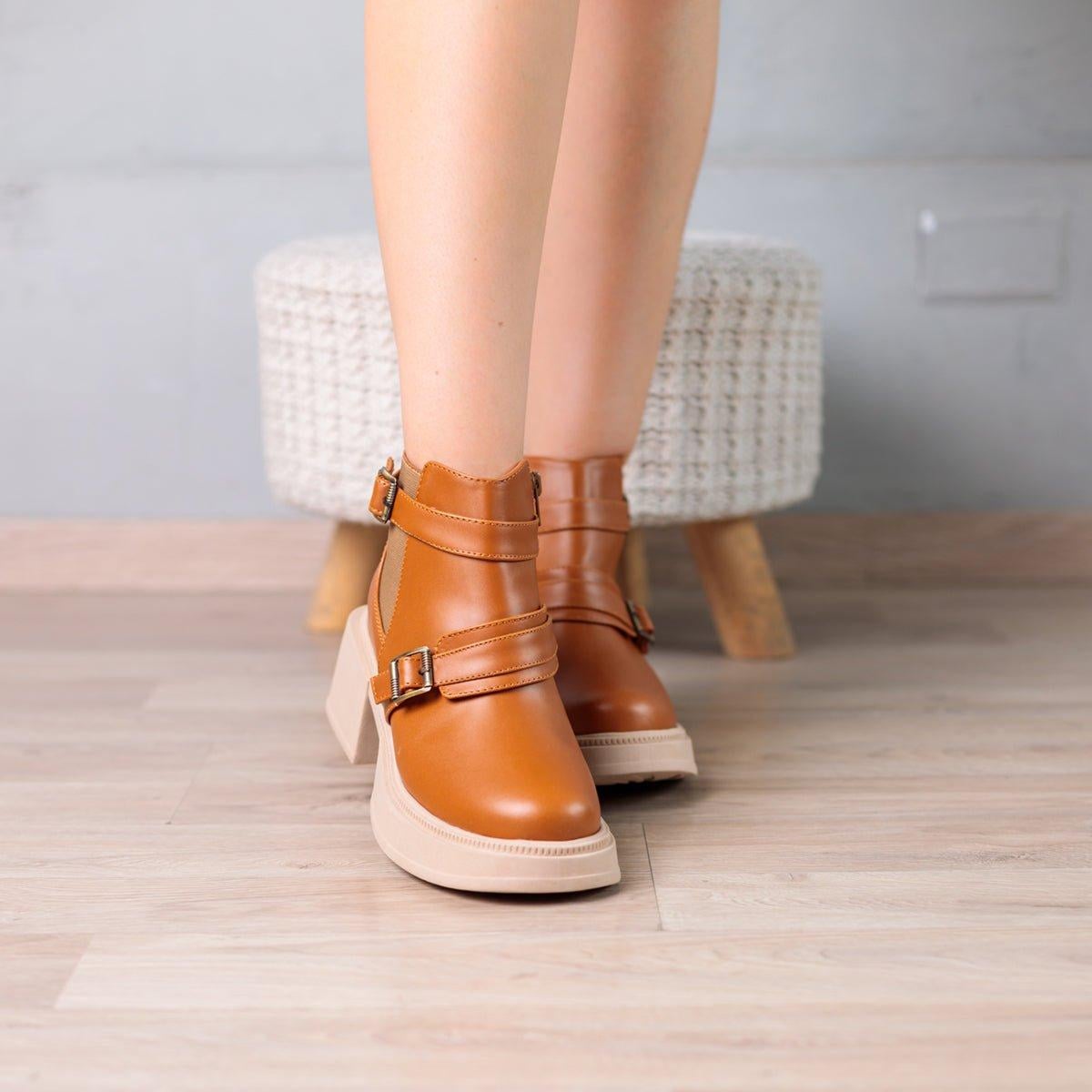 BOTAS MUJER NAHA 2.0 CAMEL - 2