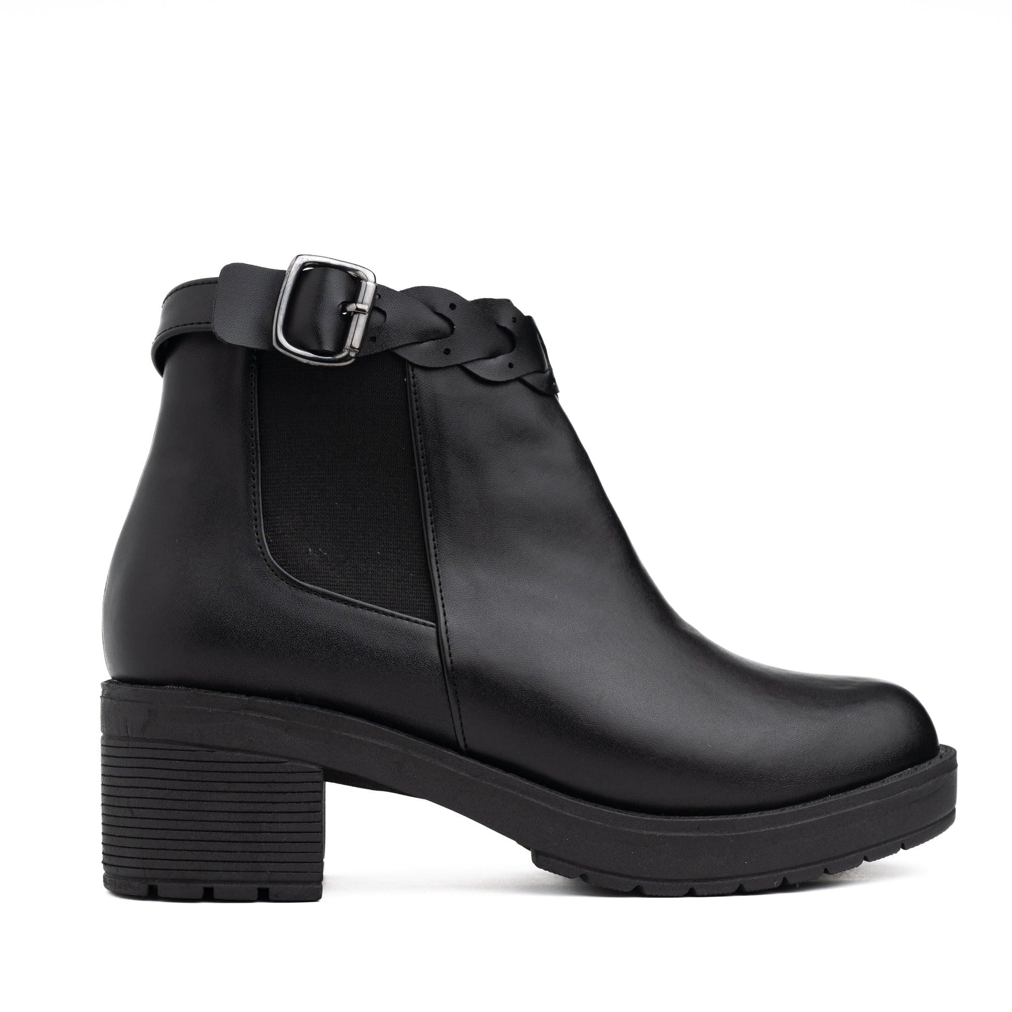 BOTINES MUJER GAZOR NEGRO - 4