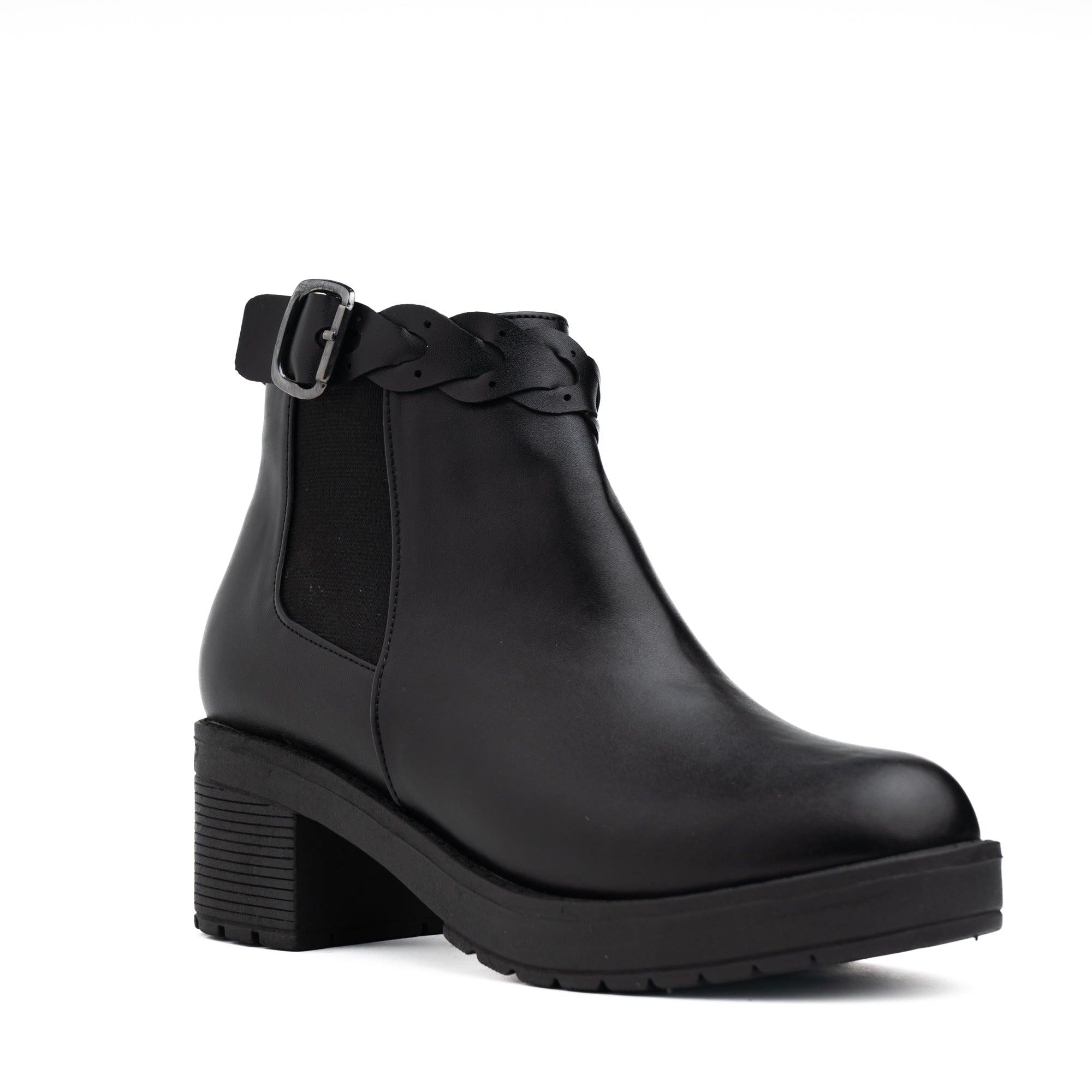 BOTINES MUJER GAZOR NEGRO - 5