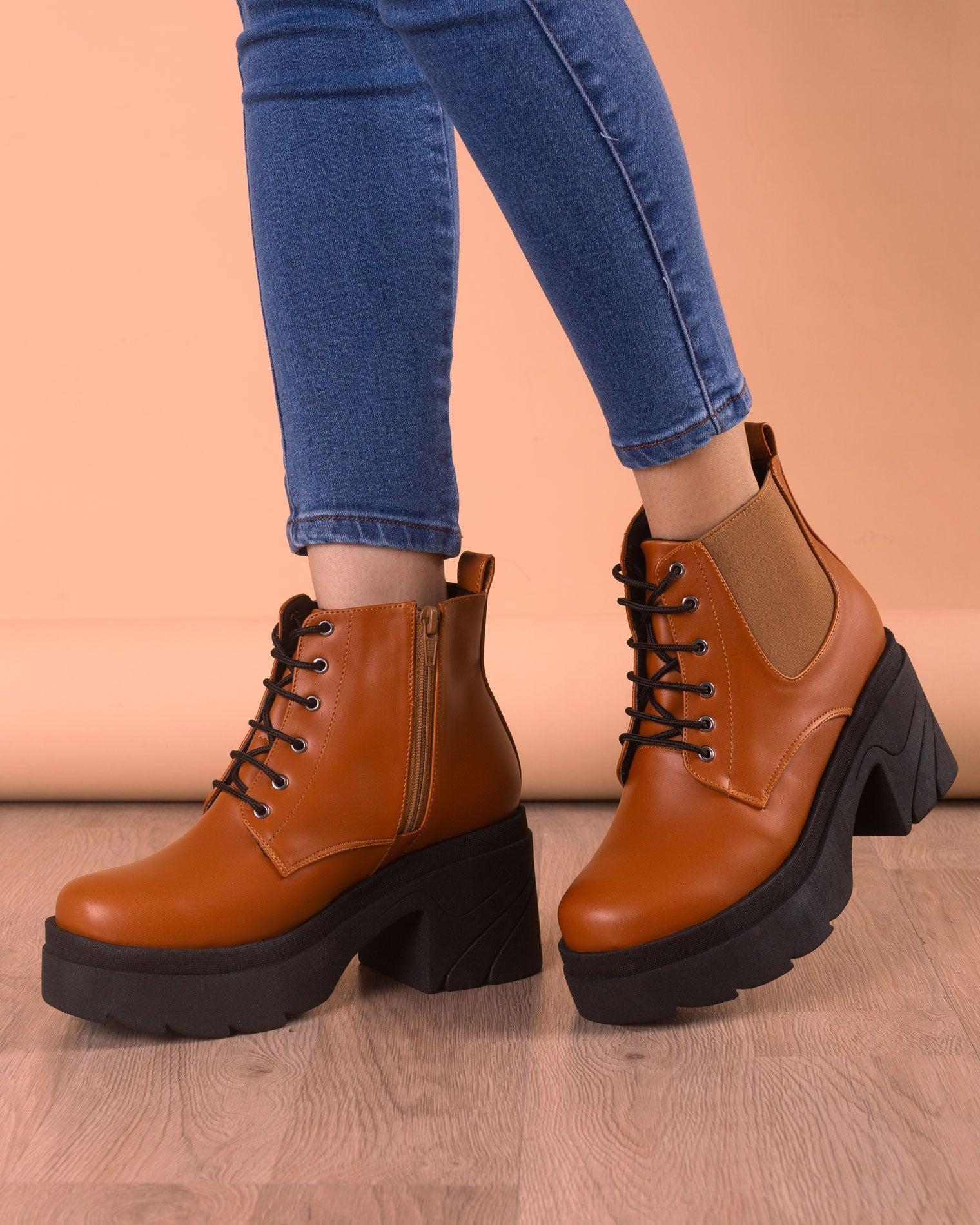 BOTAS MUJER OTSU CAMEL - 1