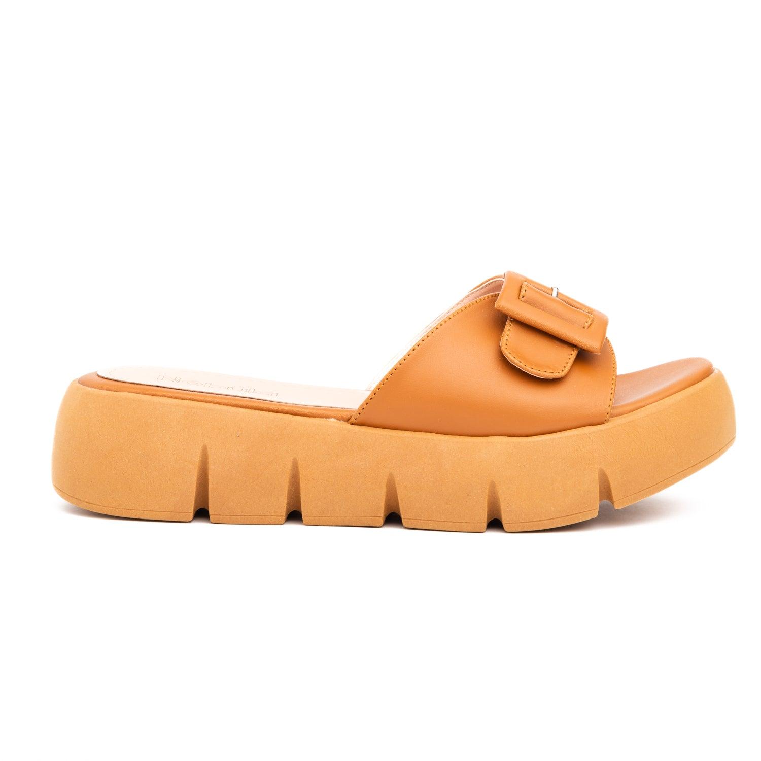 SANDALIAS CASUALES MUJER SCOTTIE CAMEL - 4