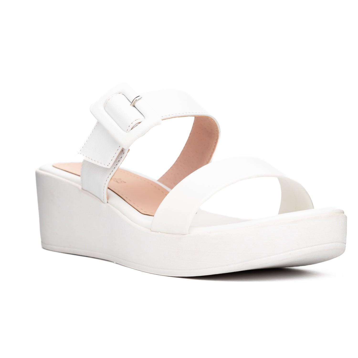 SANDALIAS CASUALES MUJER MIDDLETON BLANCO - 5