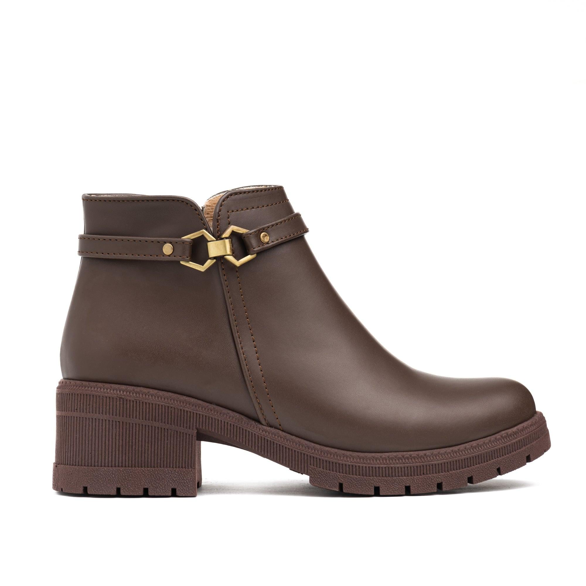 BOTINES MUJER KAMILAH MARRÓN - 4