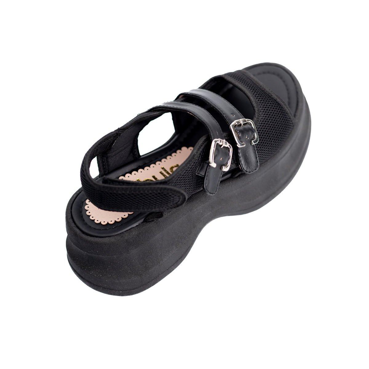 SANDALIAS CASUALES MUJER GORAN NEGRO - 6