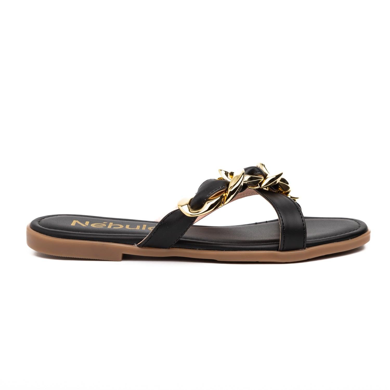SANDALIAS CASUALES MUJER DELMAS NEGRO - 2