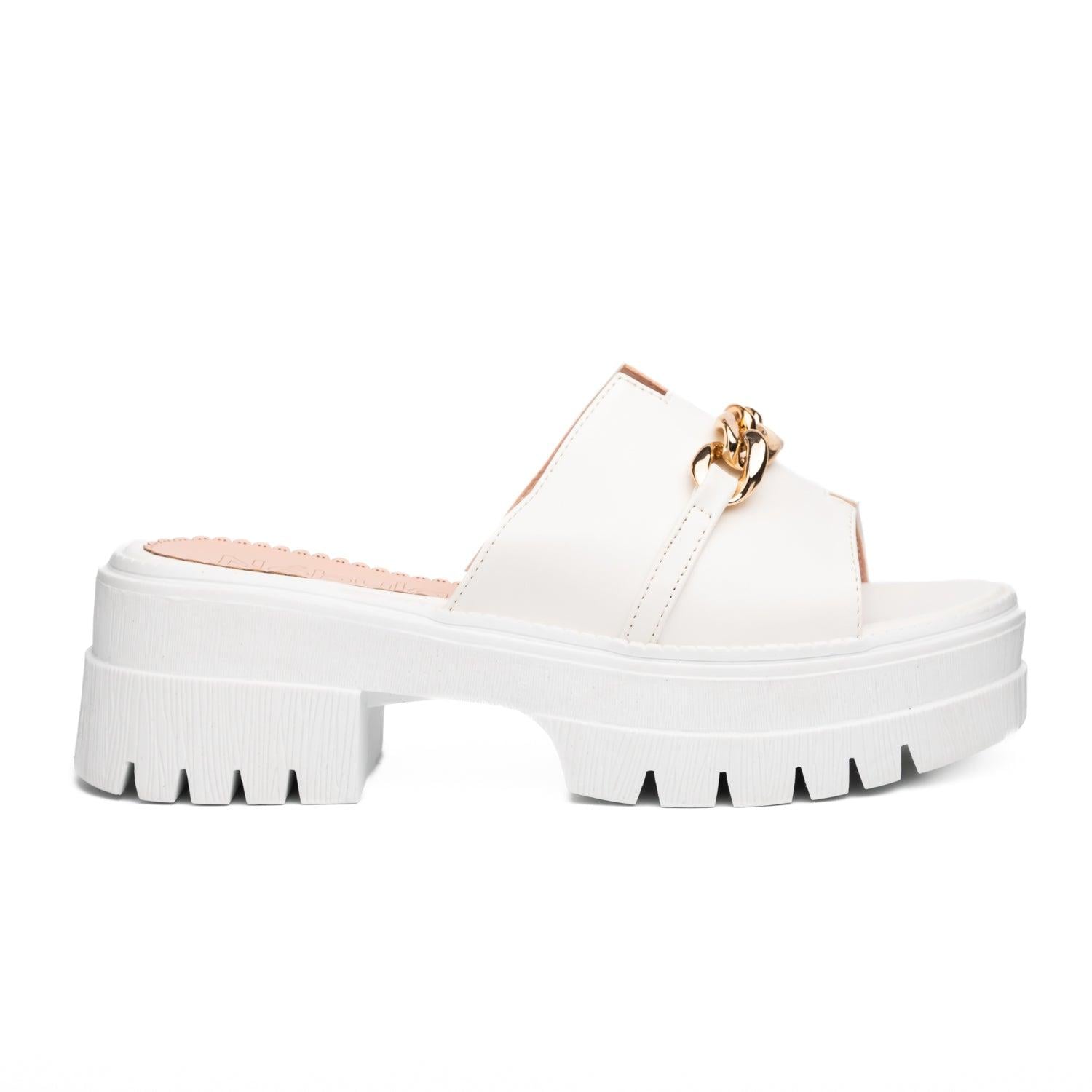 SANDALIAS CASUALES MUJER ABU DABI BLANCO - 2