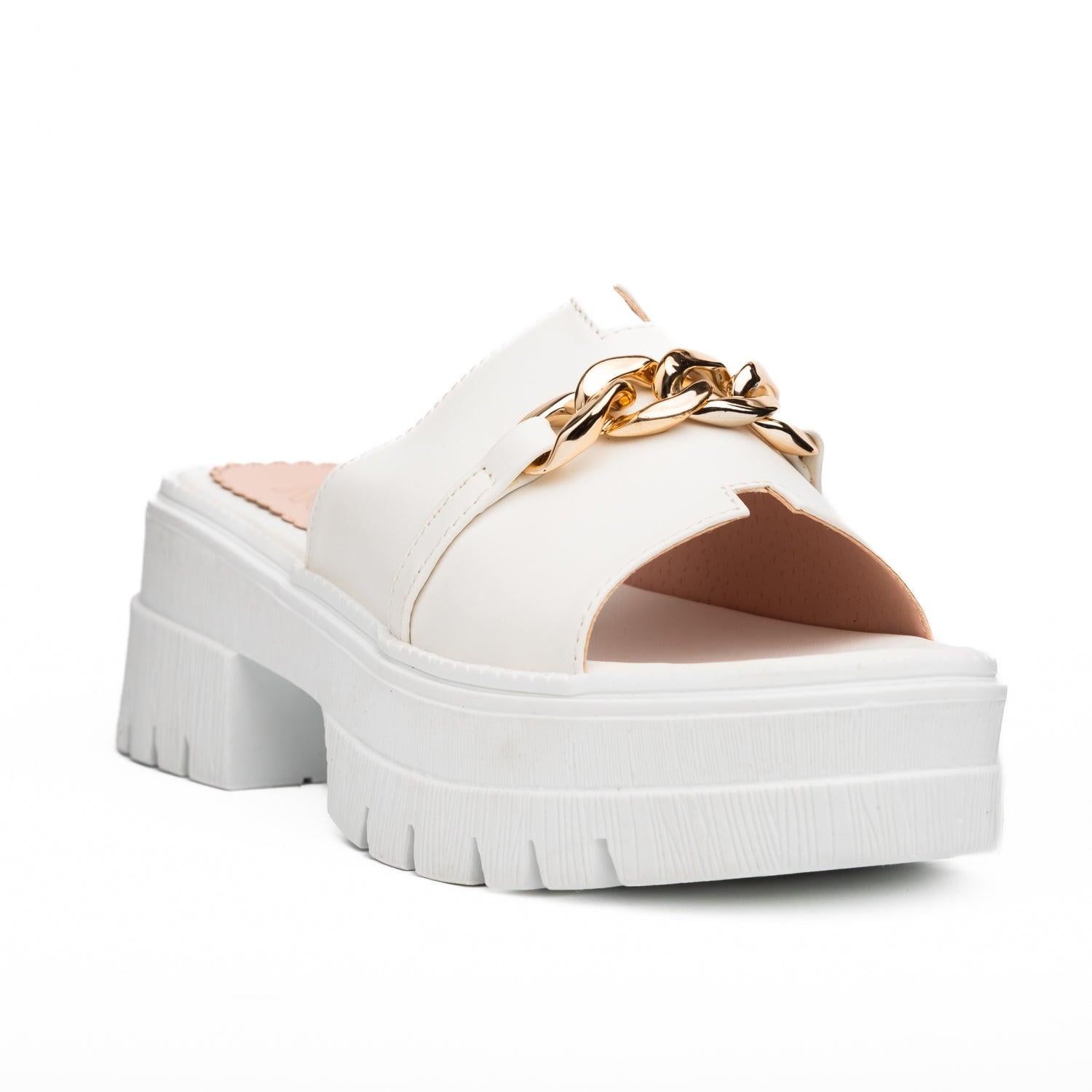 SANDALIAS CASUALES MUJER ABU DABI BLANCO - 3
