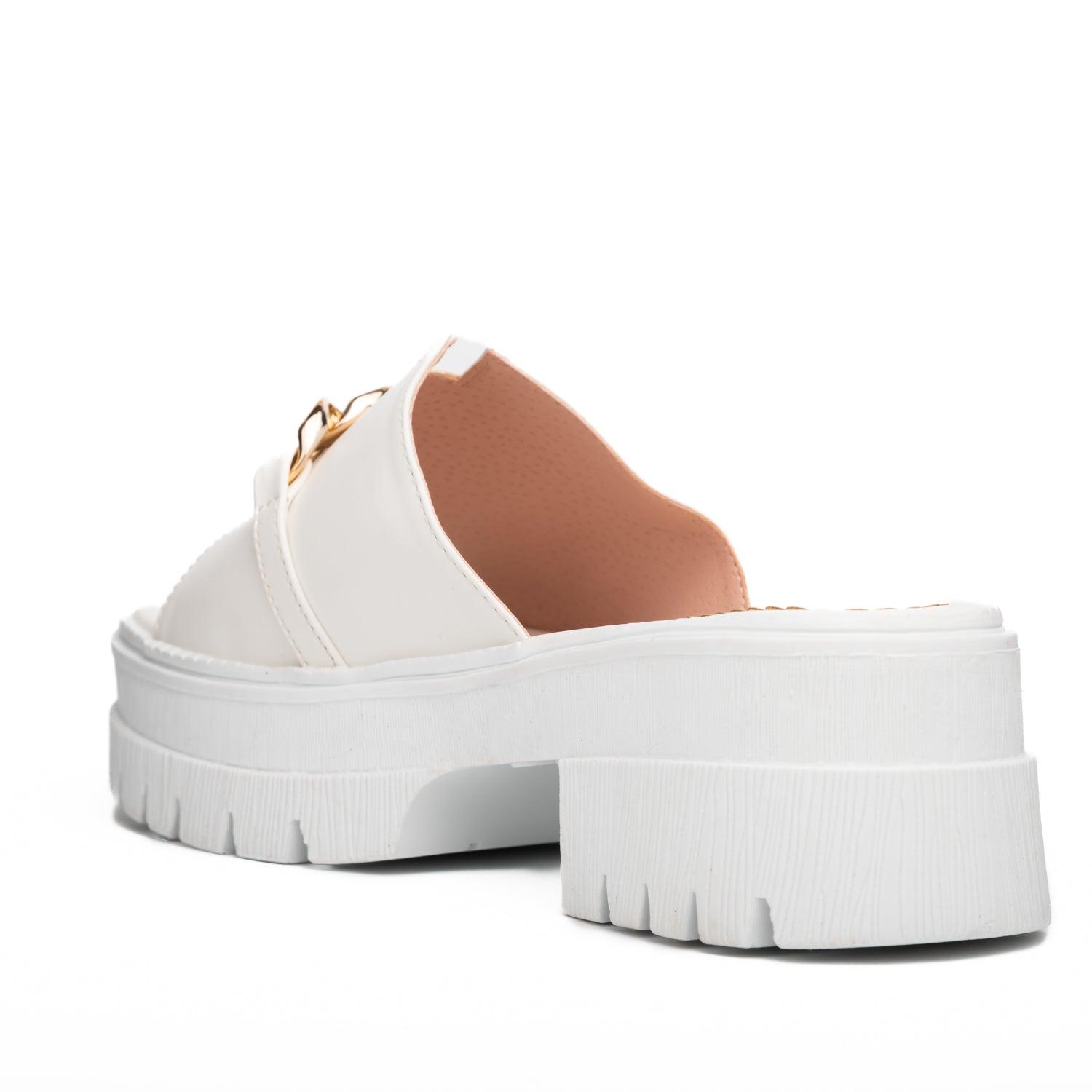 SANDALIAS CASUALES MUJER ABU DABI BLANCO - 4