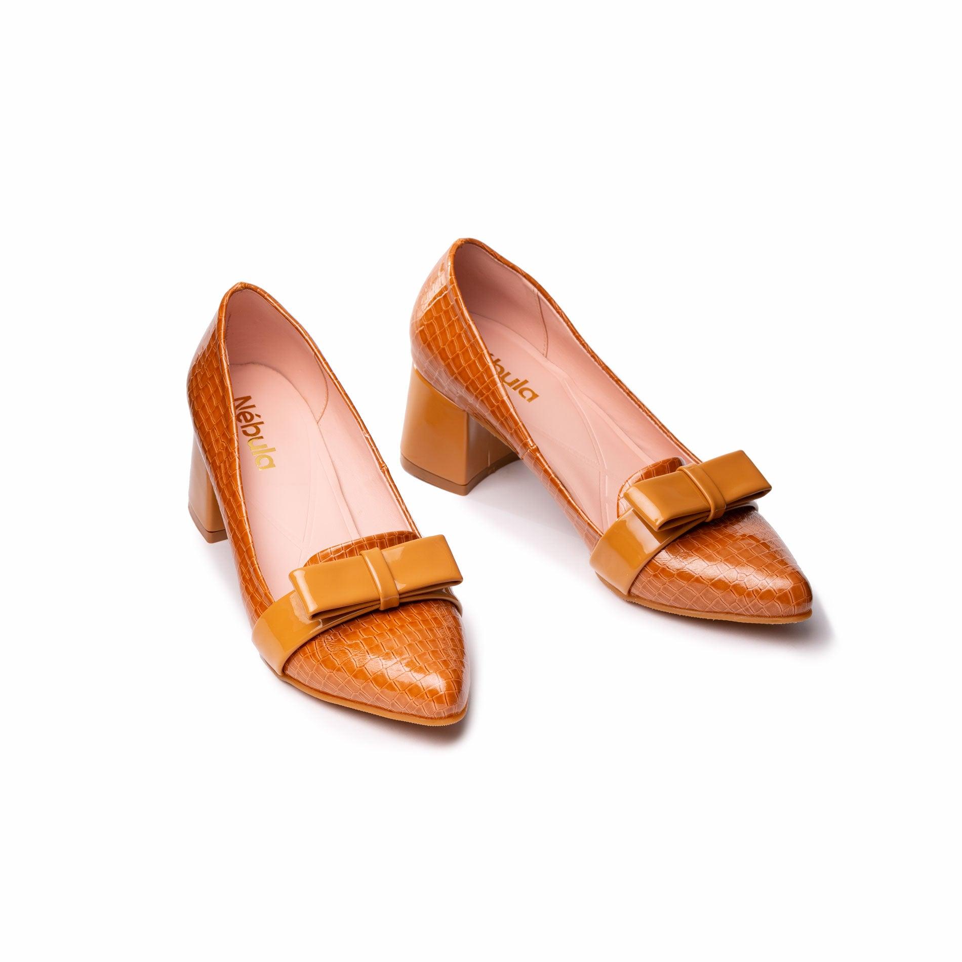 STILETTOS MUJER RODAS CAMEL CHAROL - 3