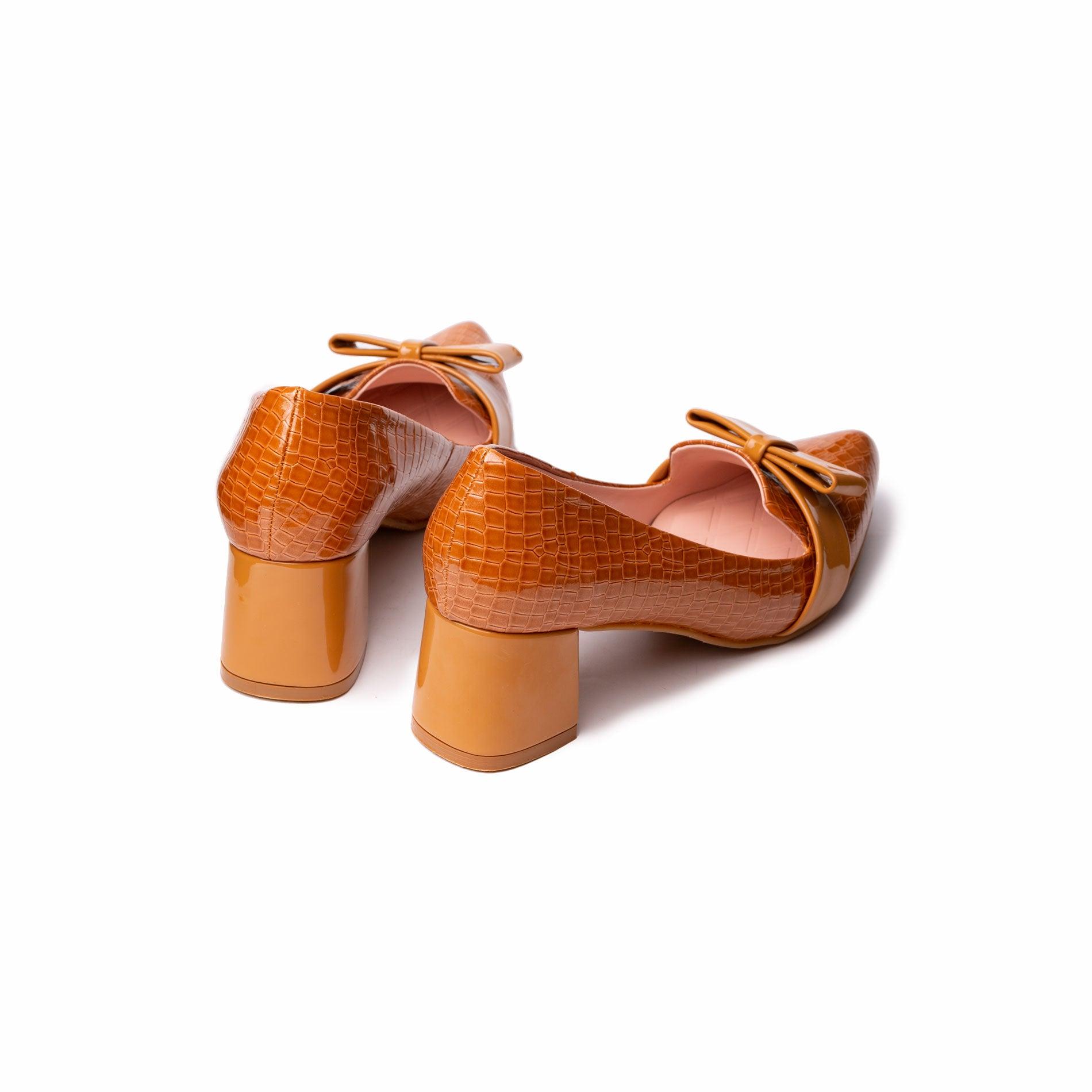 STILETTOS MUJER RODAS CAMEL CHAROL - 4