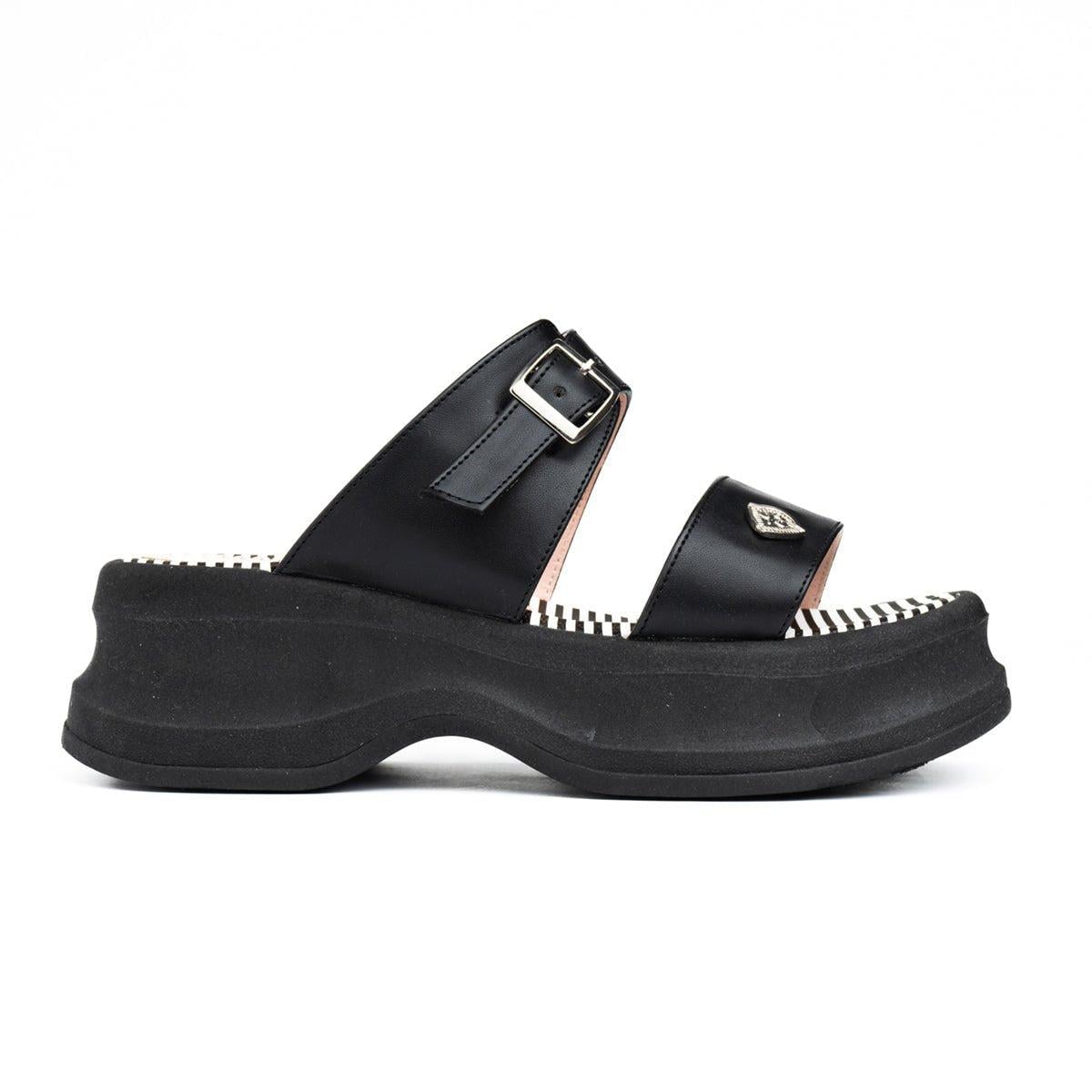 SANDALIAS CASUALES MUJER TOOM NEGRO - 4