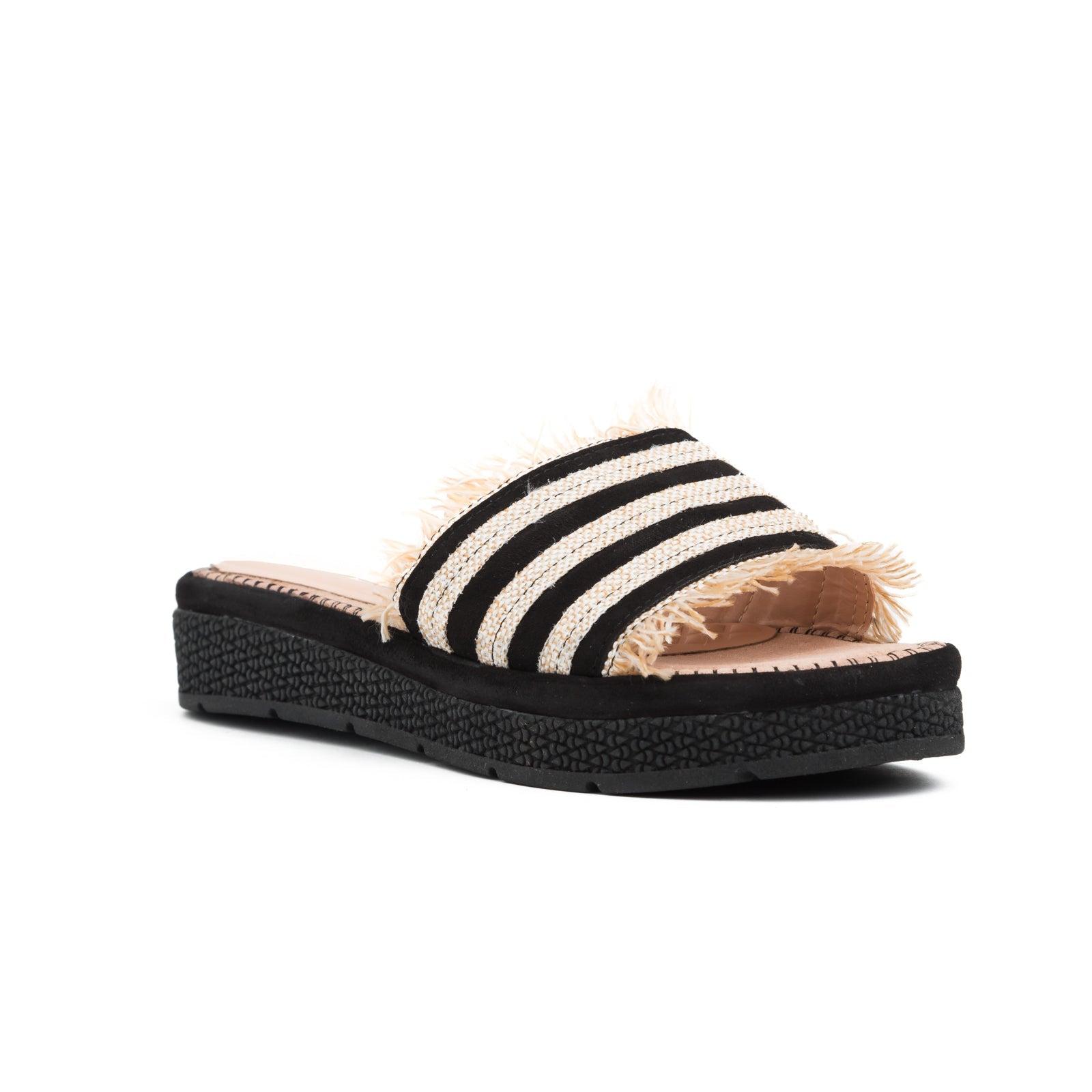 SANDALIAS CASUALES MUJER MALZA NEGRO - 6
