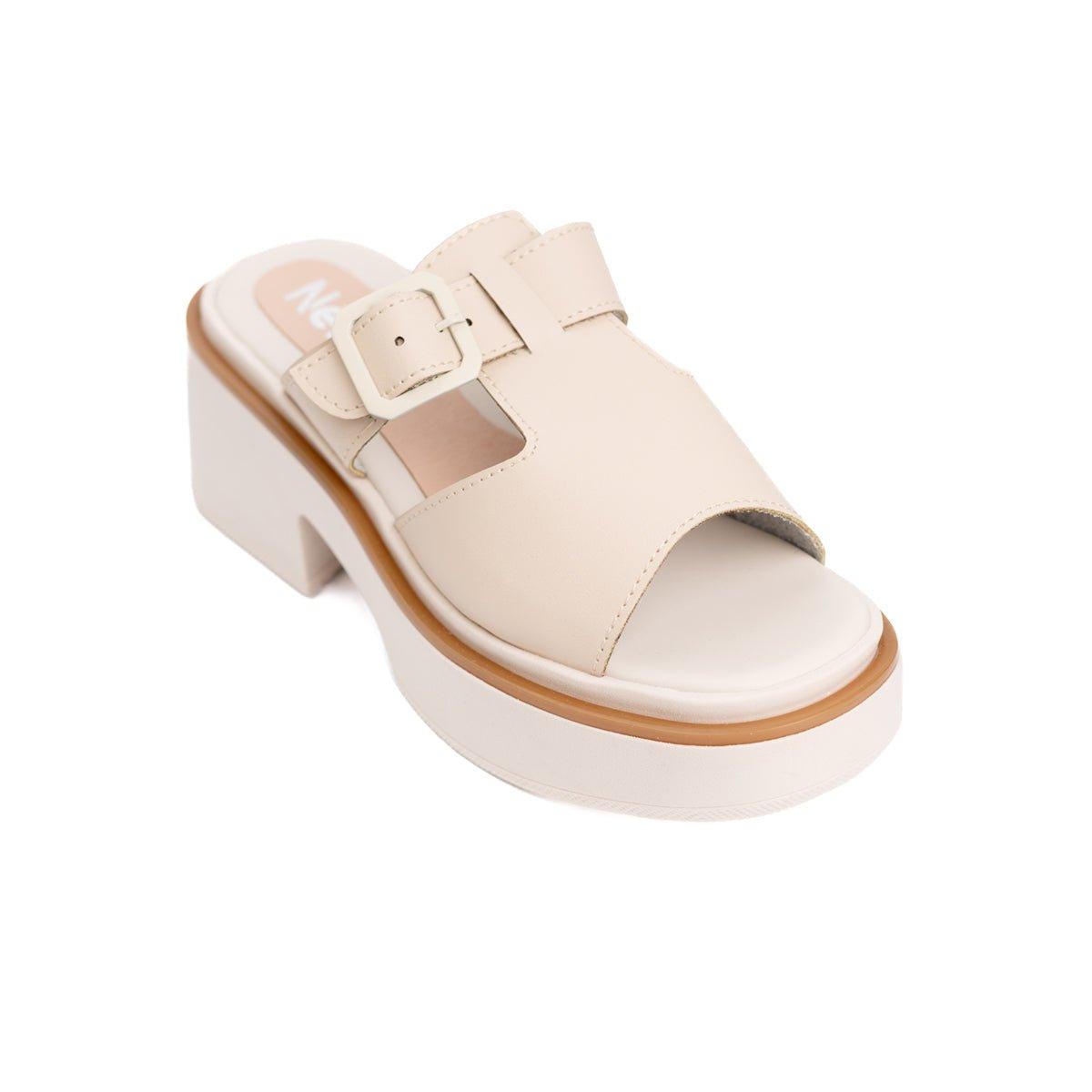 SANDALIAS CASUALES MUJER GUSTOV BEIGE - 6