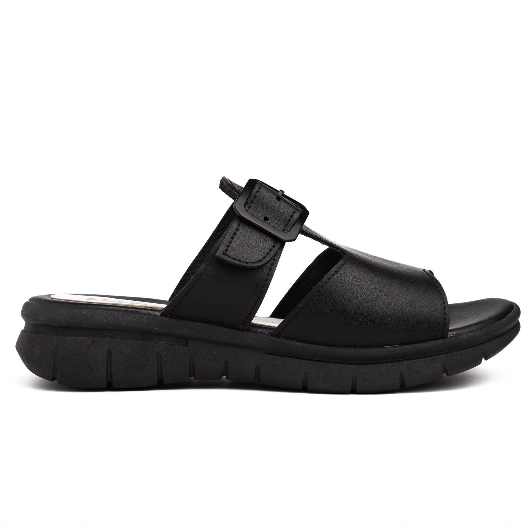 SANDALIAS CASUALES MUJER SHUBER NEGRO - 4