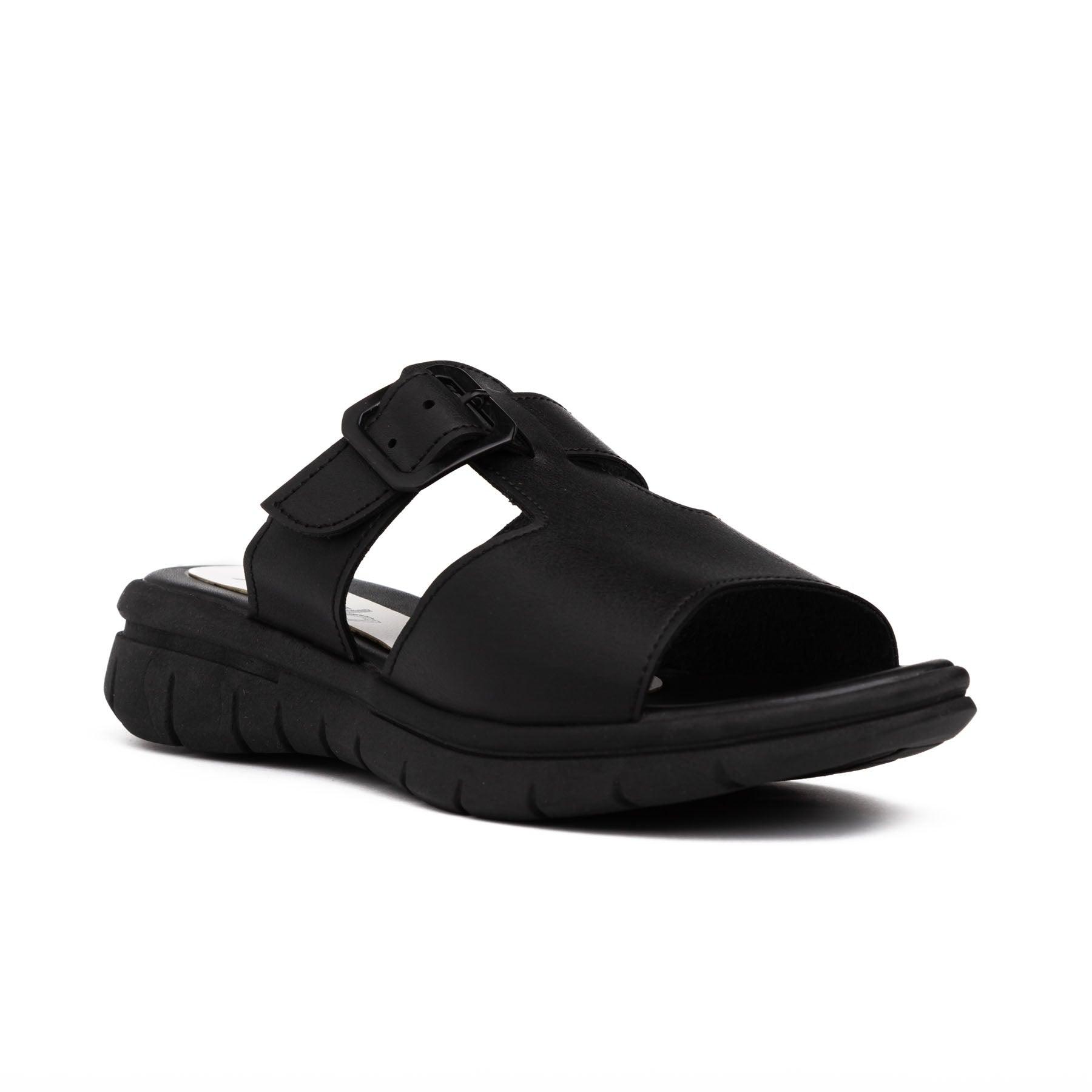 SANDALIAS CASUALES MUJER SHUBER NEGRO - 5