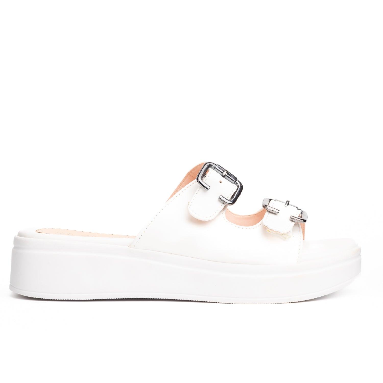SANDALIAS CASUALES MUJER BEIPOL BLANCO - 4