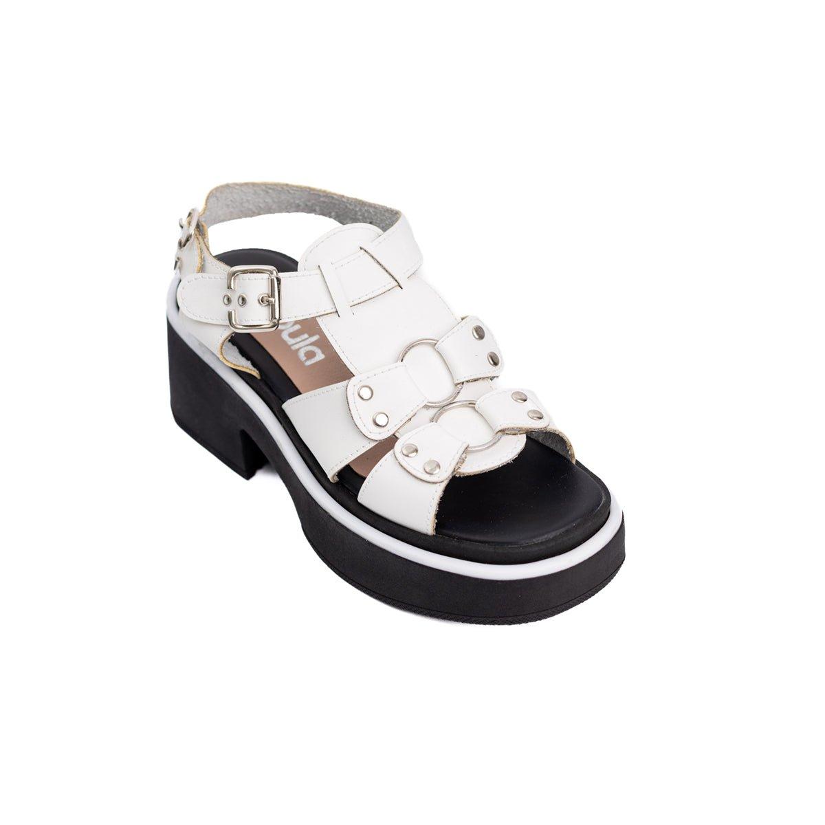 SANDALIAS CASUALES MUJER JUMIL BLANCO - 5