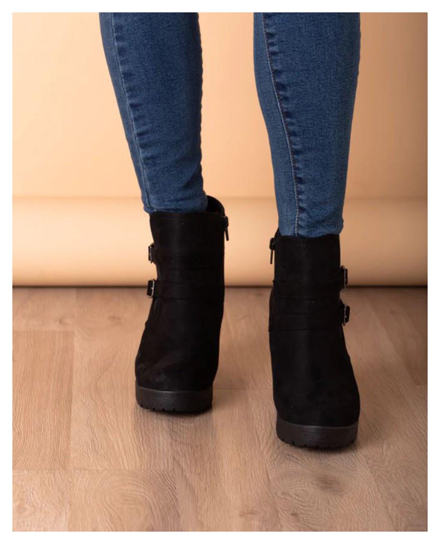 BOTINES MUJER TOURS NEGRO - 2