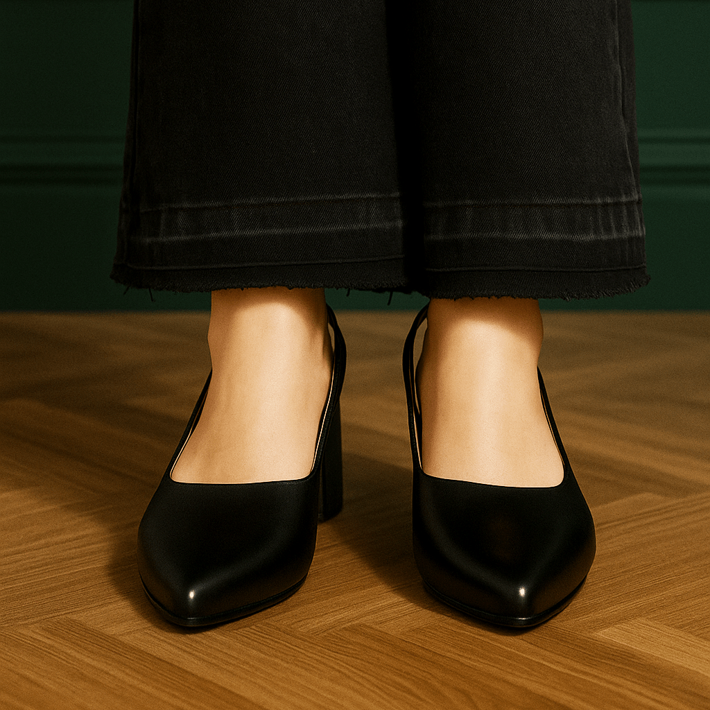 STILETTOS MUJER VAZEMBIA NEGRO - 1