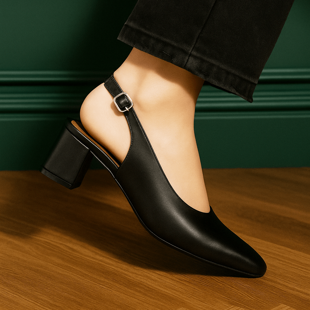 STILETTOS MUJER VAZEMBIA NEGRO - 3