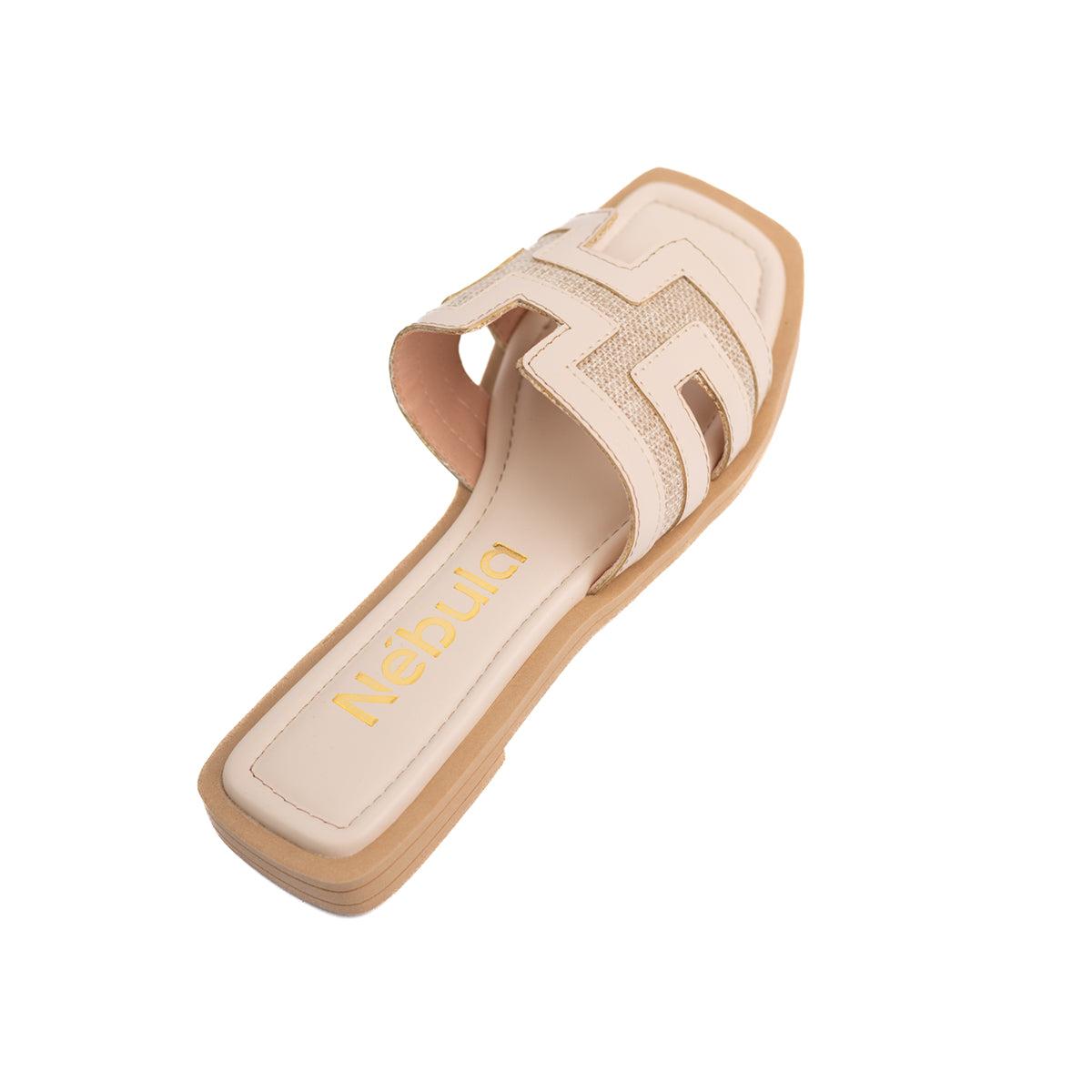 SANDALIAS CASUALES MUJER HORUS 3.0 HUESO - 6