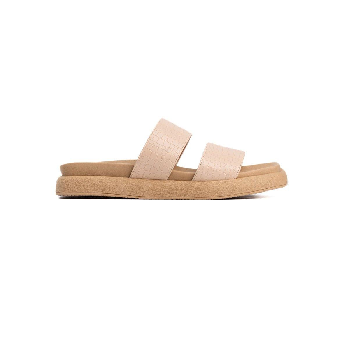 SANDALIAS CASUALES MUJER CHICORITA BEIGE - 4