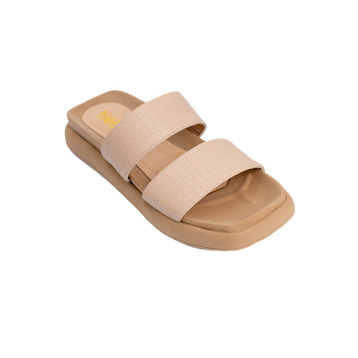 SANDALIAS CASUALES MUJER CHICORITA BEIGE - 5