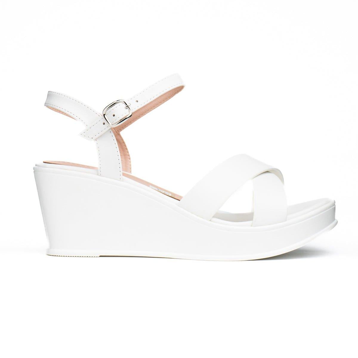 SANDALIAS CASUALES MUJER VALKANO BLANCO - 4
