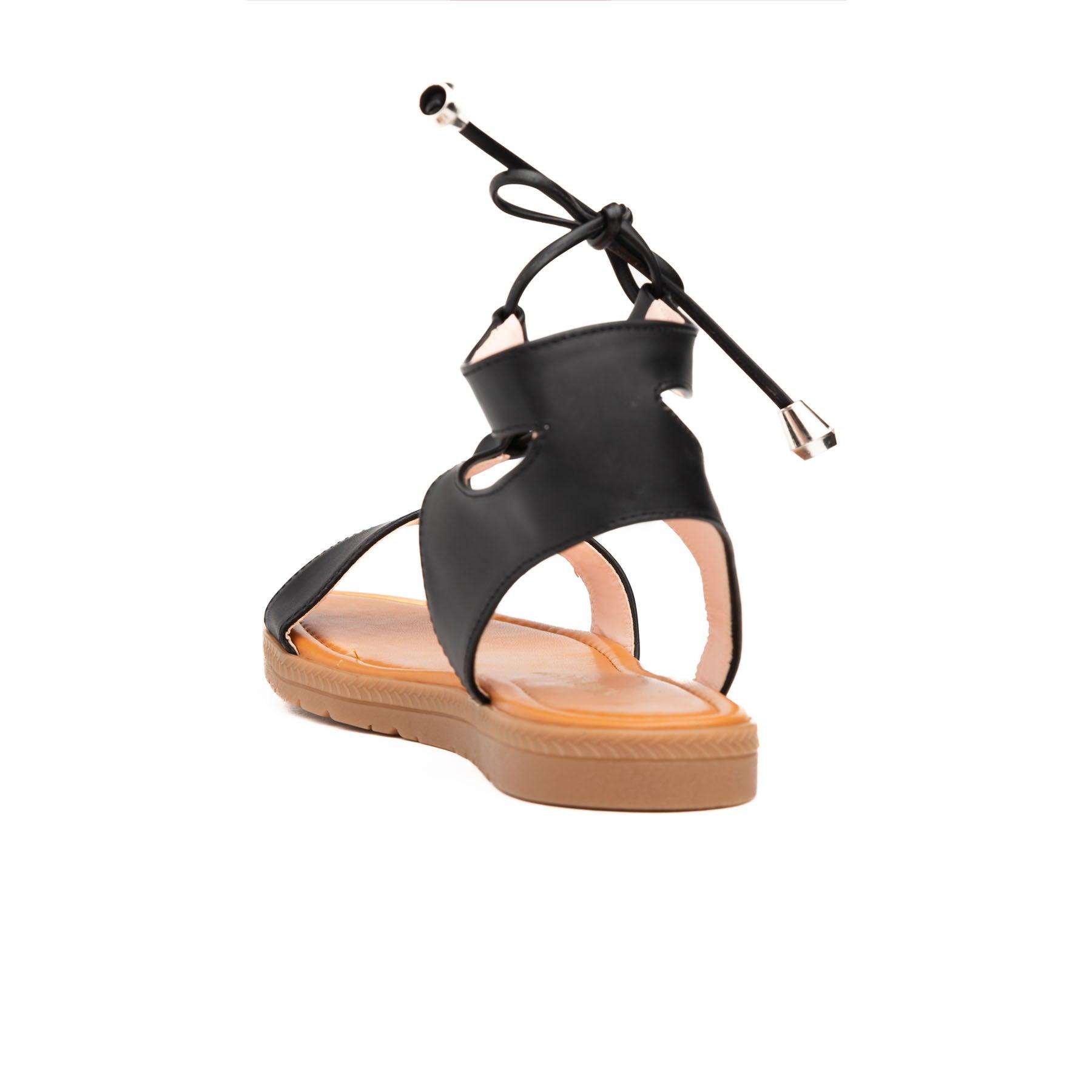 SANDALIAS CASUALES MUJER ADIS NEGRO - 4