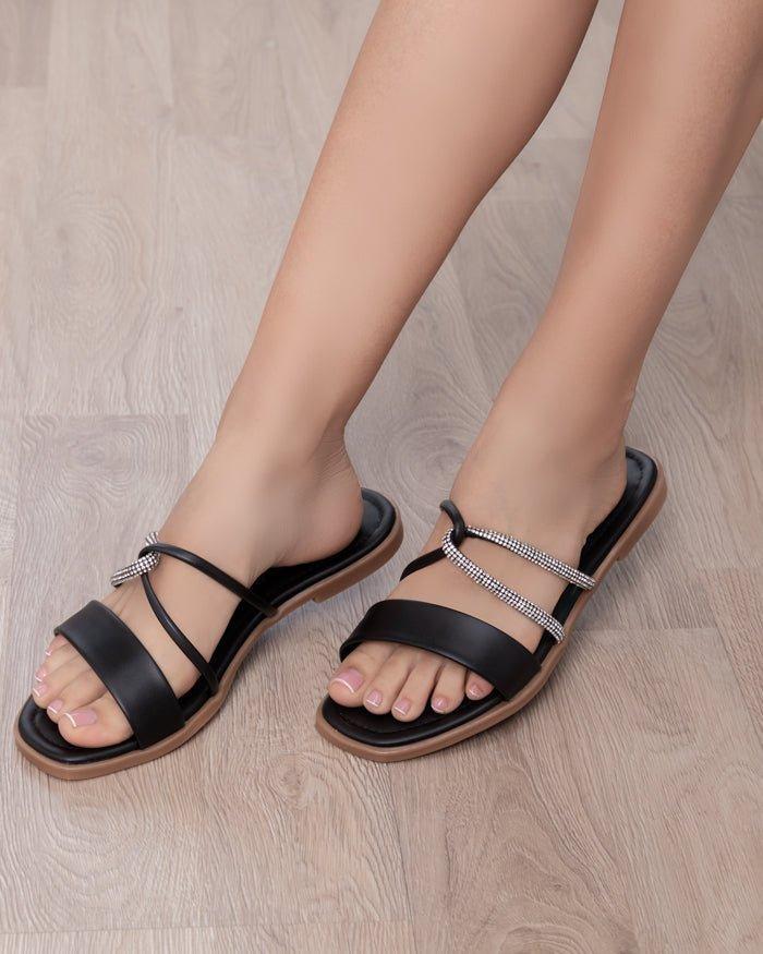 SANDALIAS CASUALES MUJER VEGA NEGRO - 1