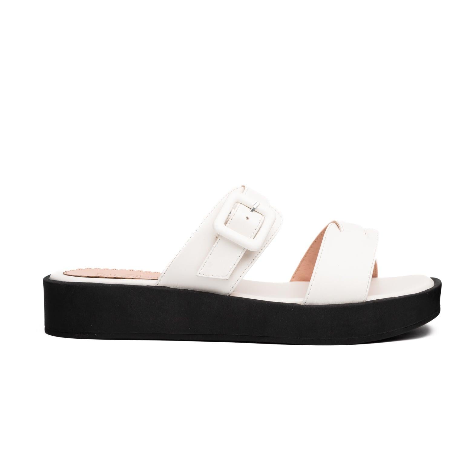 SANDALIAS CASUALES MUJER TEMUCO BLANCO - 2