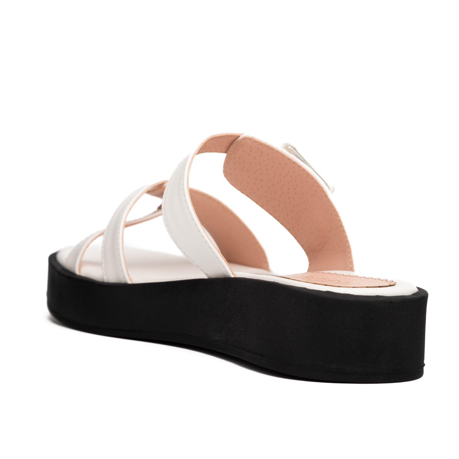 SANDALIAS CASUALES MUJER TEMUCO BLANCO - 4