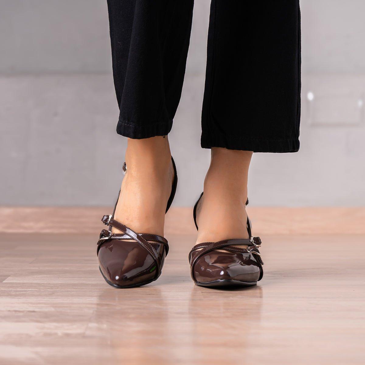 STILETTOS MUJER NUMARIAH MARRON - 2