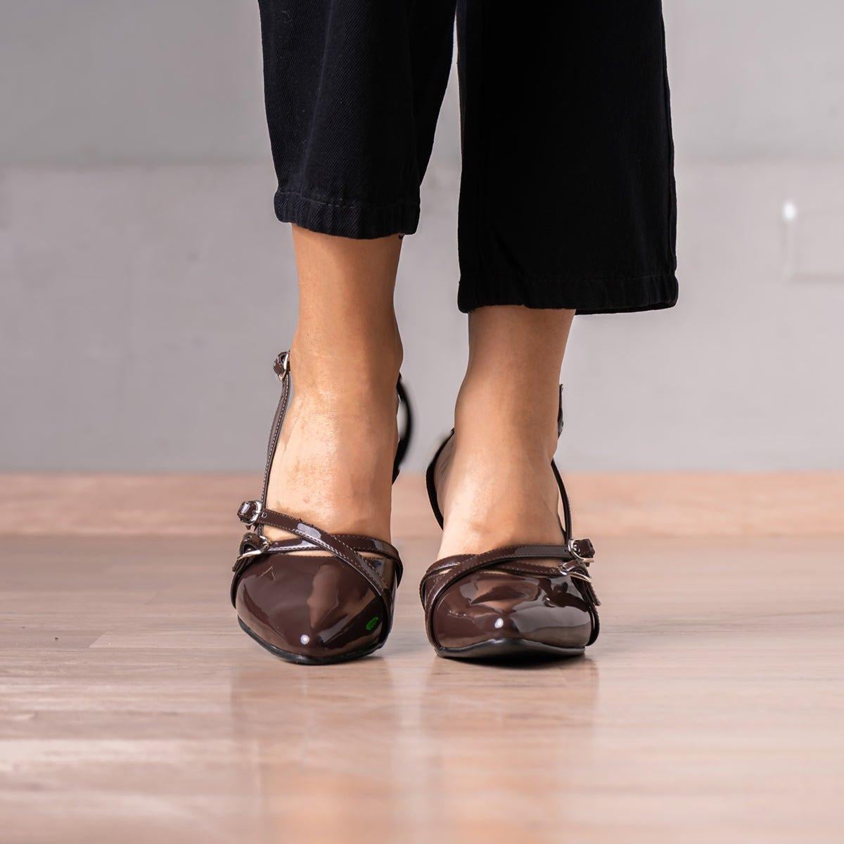 STILETTOS MUJER NUMARIAH MARRON - 3