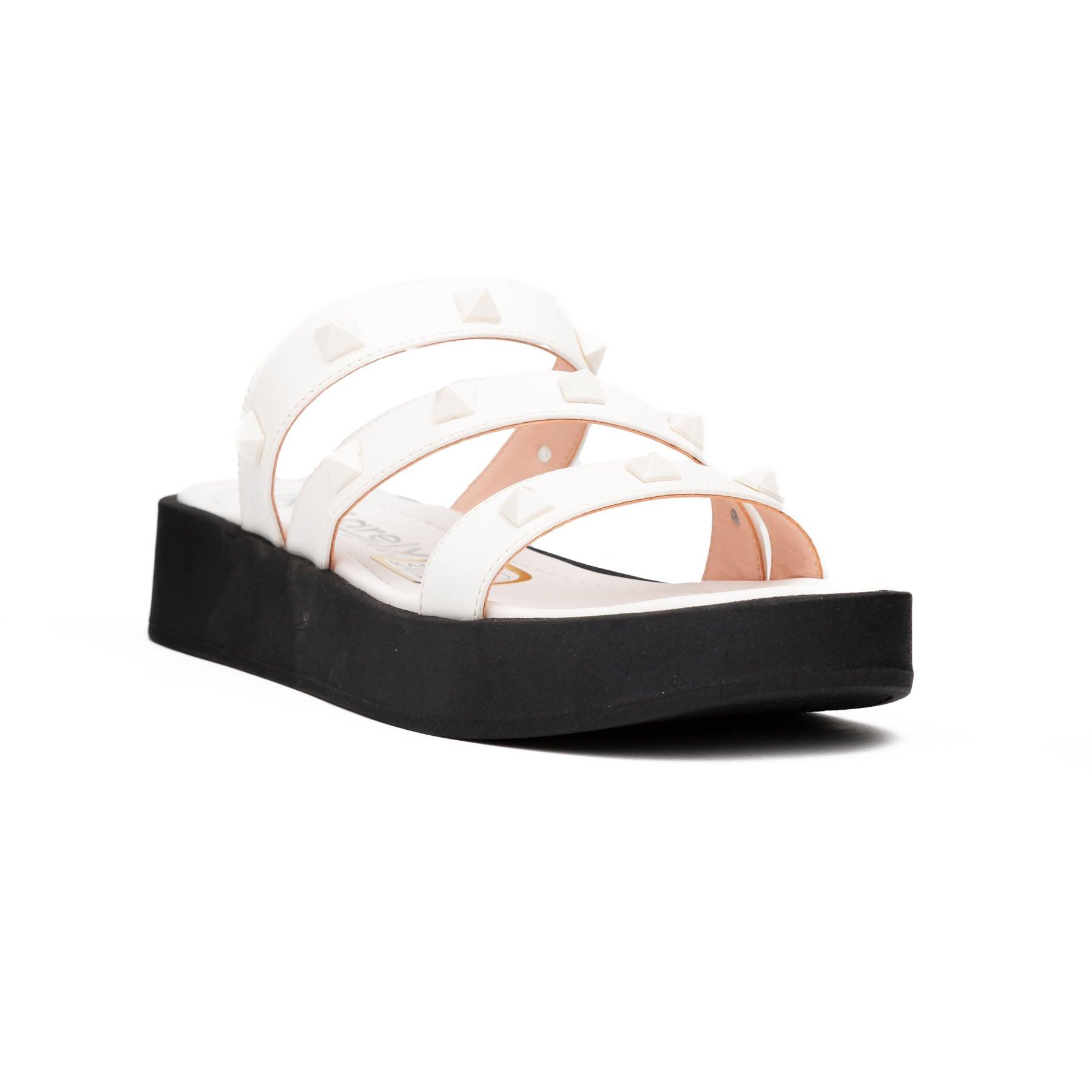 SANDALIAS CASUALES MUJER MONZA BLANCO - 4