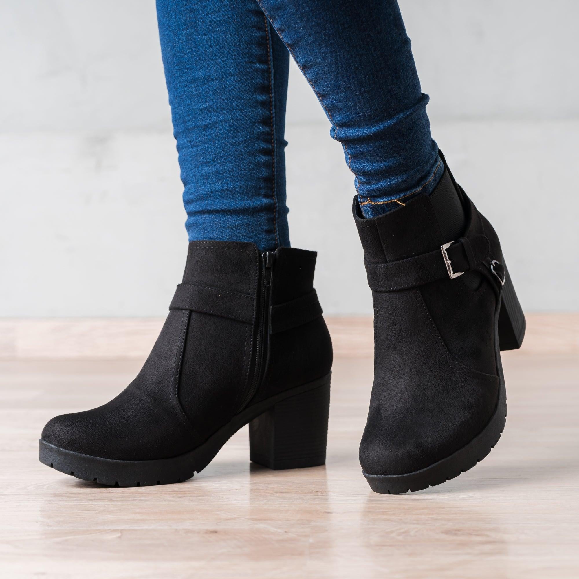 BOTINES MUJER SPIMBERG NEGRO - 1