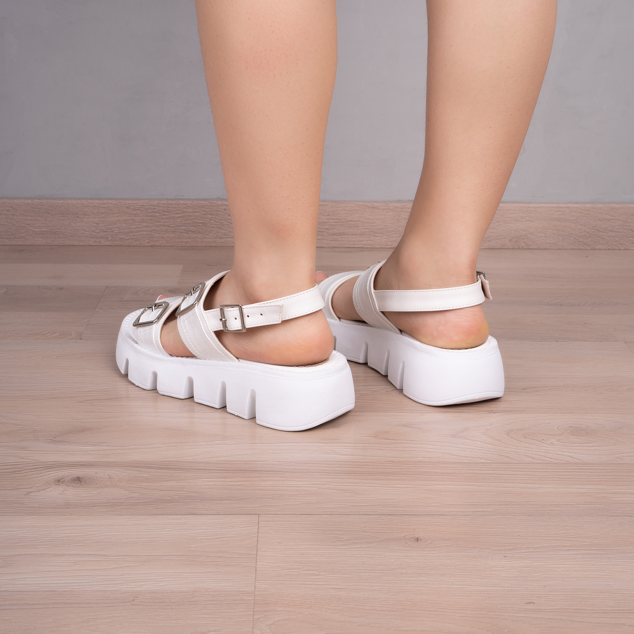 SANDALIAS CASUALES MUJER TRIPOLI PERLA - 3