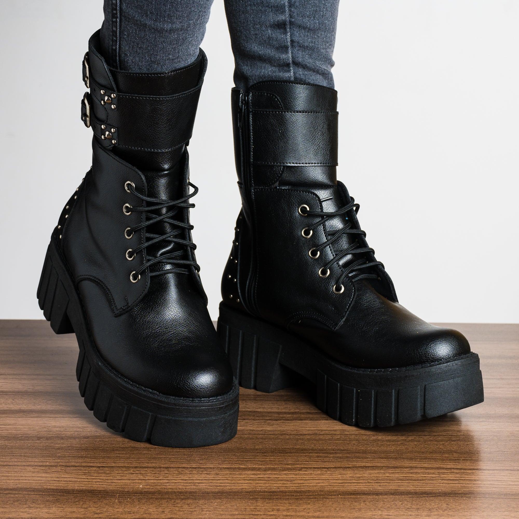 BOTAS MUJER KURIH NEGRO - 1