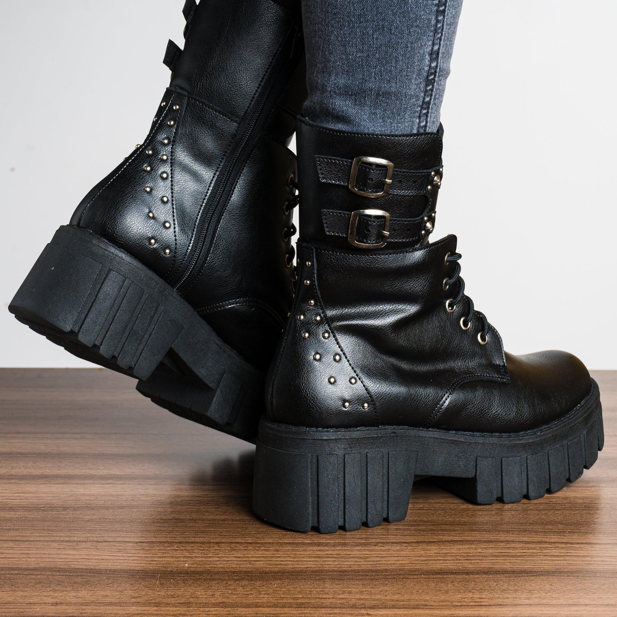 BOTAS MUJER KURIH NEGRO - 3