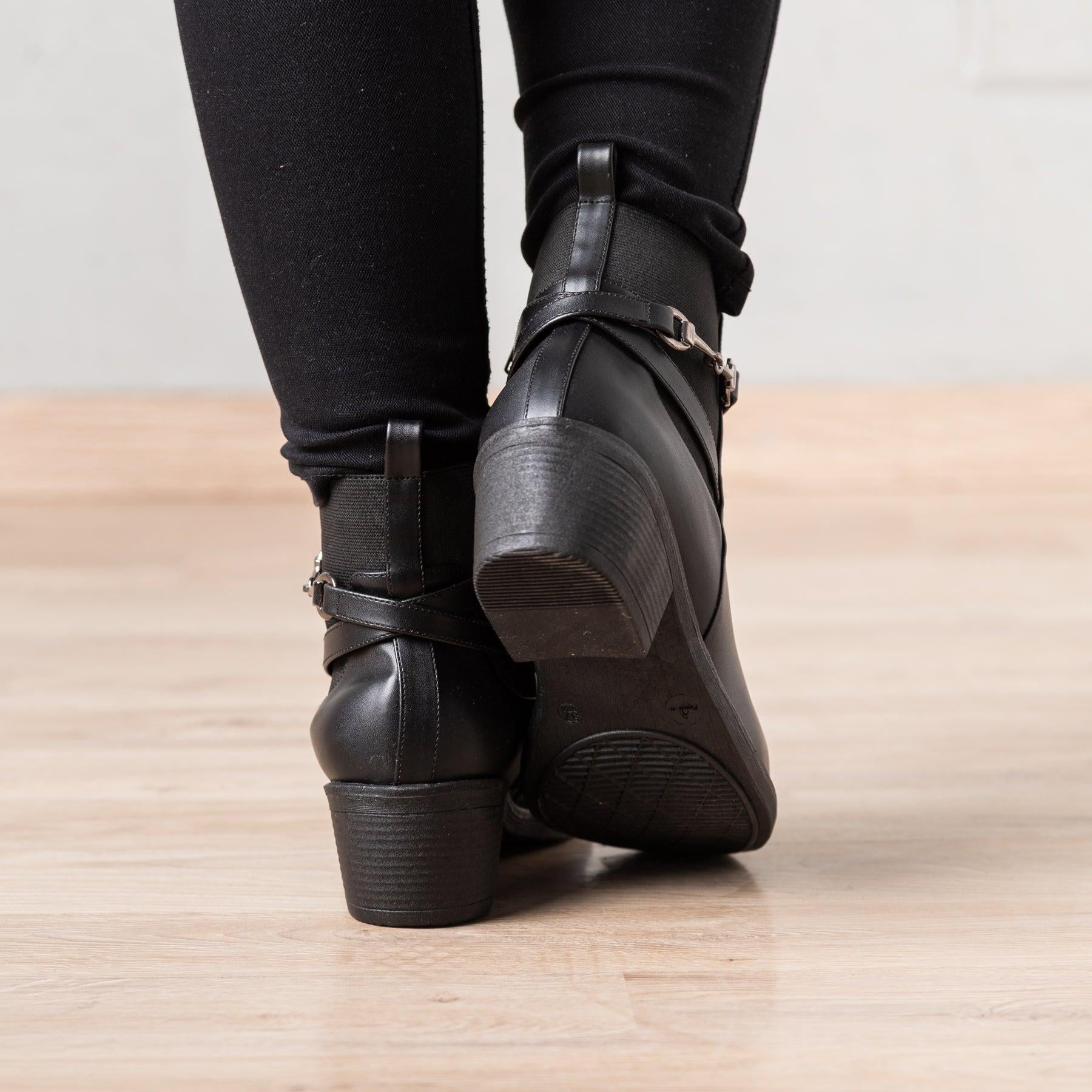 BOTINES MUJER RAZTER NEGRO - 3
