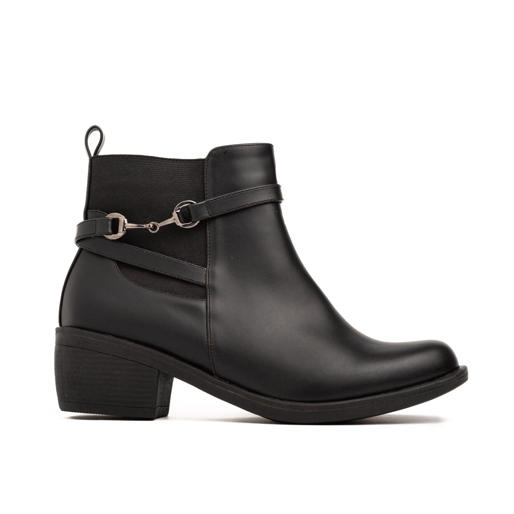 BOTINES MUJER RAZTER NEGRO - 4