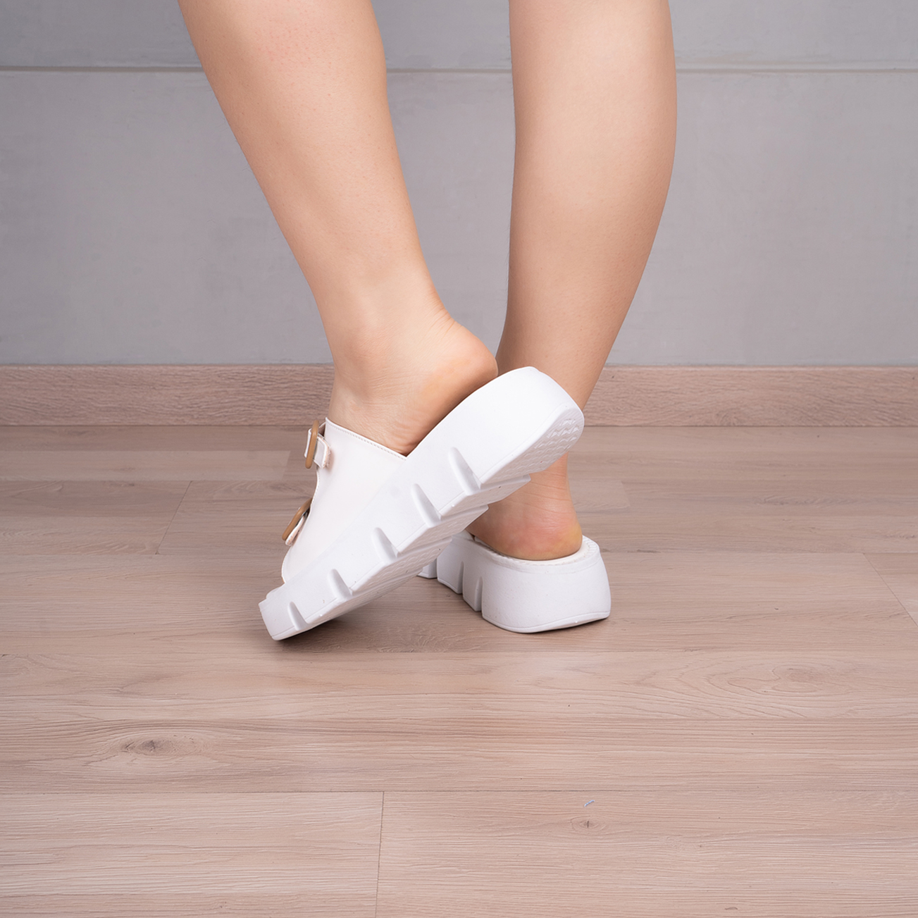 SANDALIAS CASUALES MUJER MASERU BLANCO - 3
